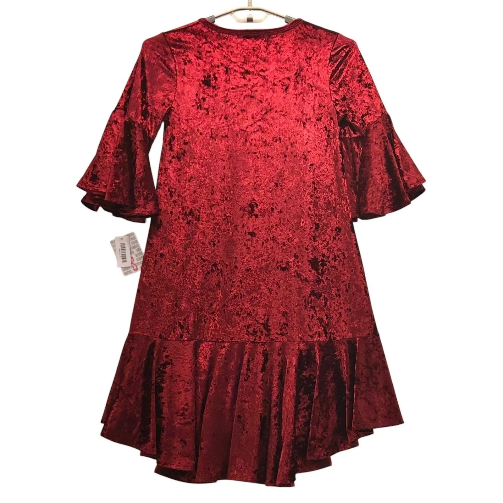LulaRoe Velvet Dress Red Small - Image 2