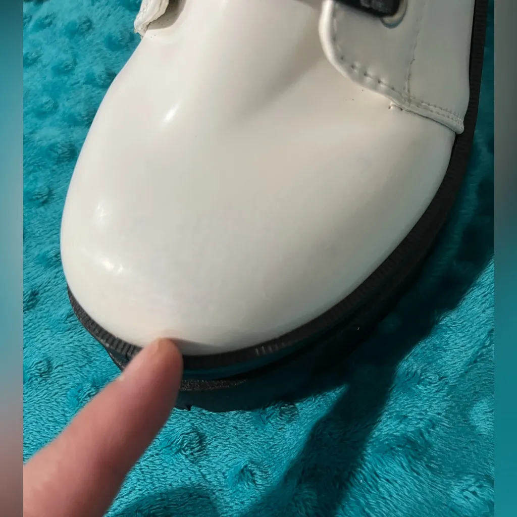 Juicy Couture  White Boots JC-Carme  Chunky Heal  Size 10 - Image 5