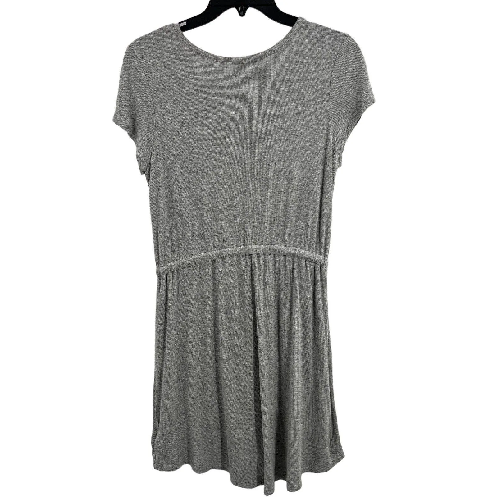 Olive‎ & Oak Grey Ribbed Knit Dress Medium Gray - Image 2
