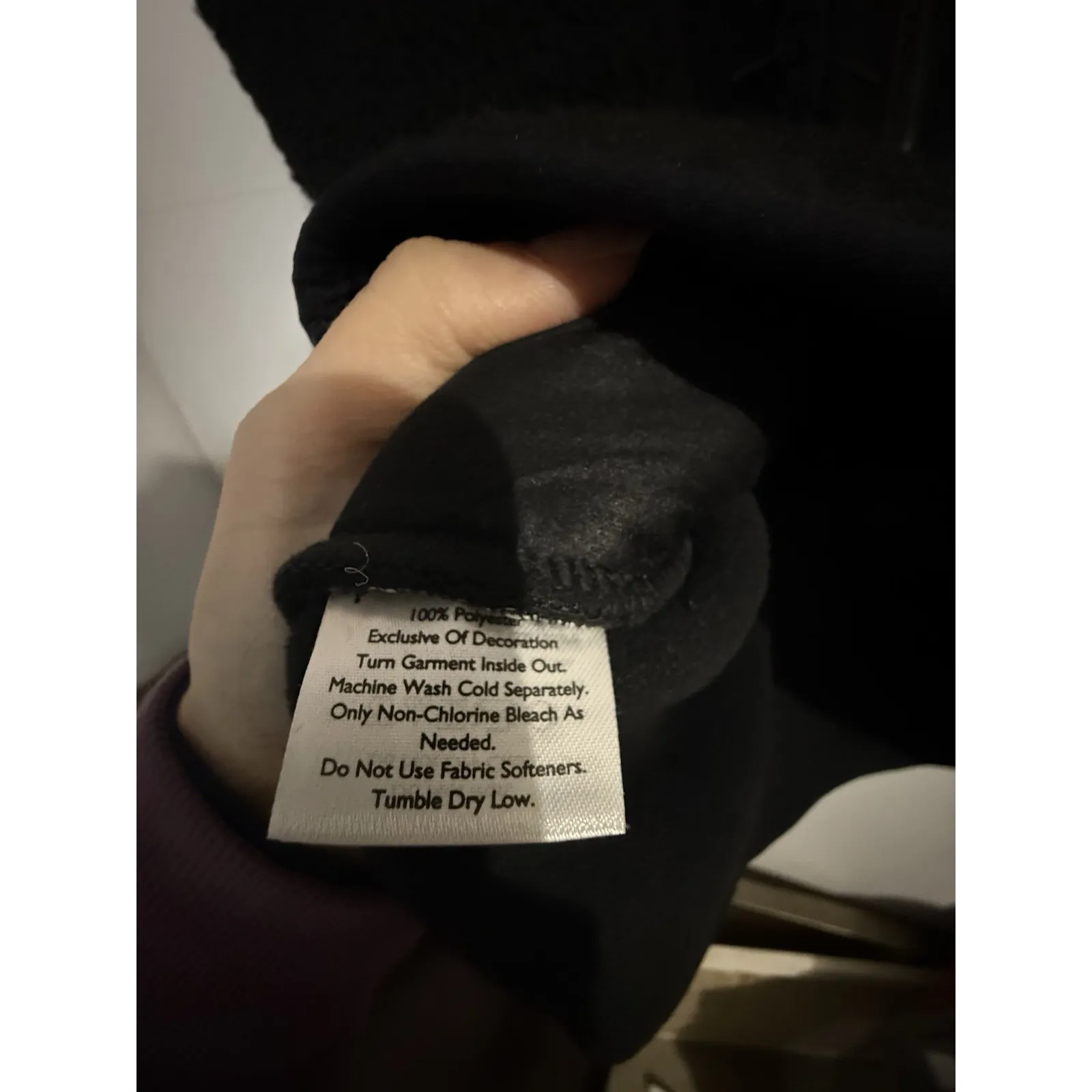 Eddie Bauer Vest Womens Small Mahogany Black Sherpa Fleece Full Zip Mock Neck - Image 4