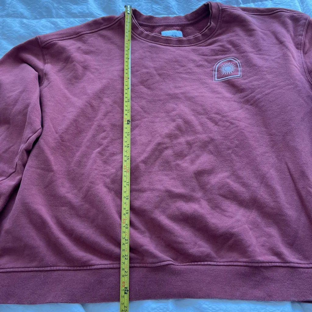 Goodfellow & Co Women’s Brick Red Pullover size XL - Image 2