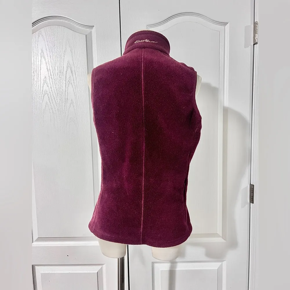 Eddie Bauer fleece vest, sz M - Image 4
