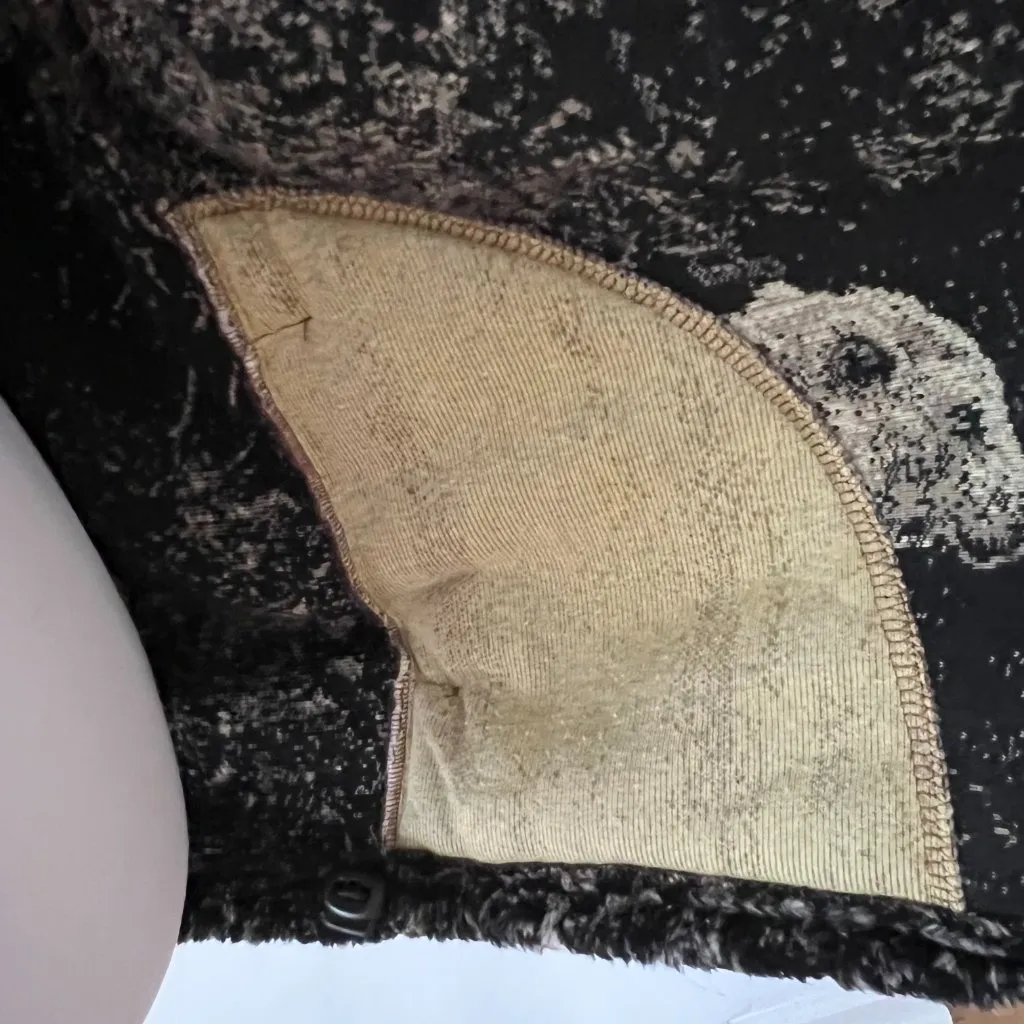 Vintage Jacket Medium Fleece 90’s Plush Zip Up Unisex Bear Mountain USA Cozy Black - Image 15