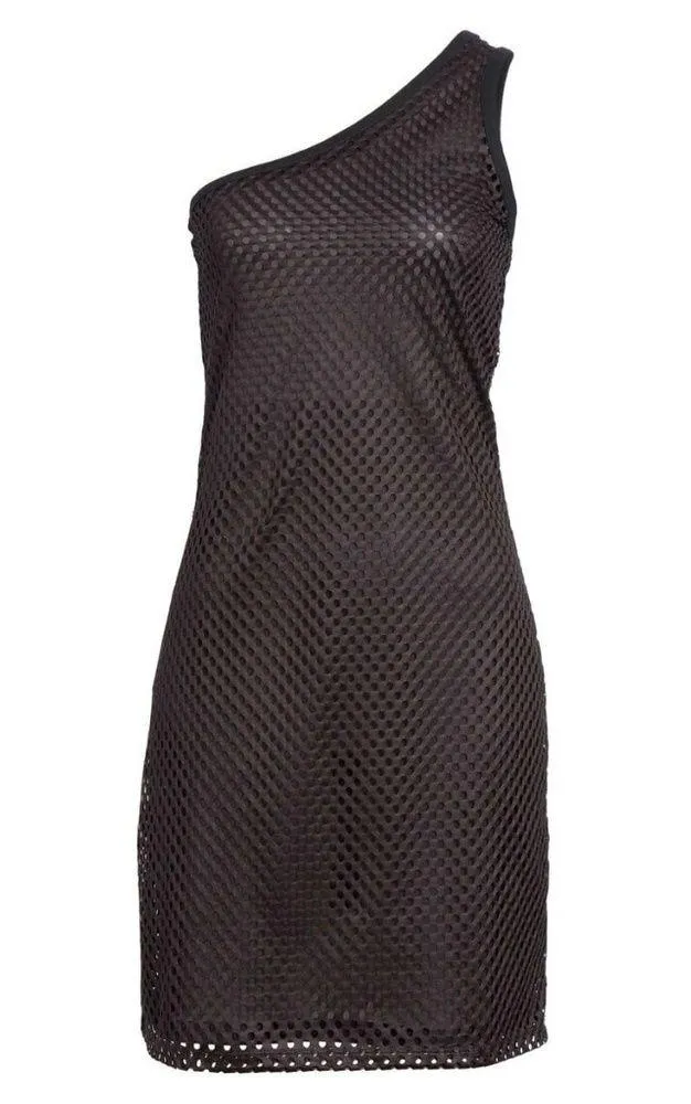 đź’•OPENING CEREMONYđź’• Black Mesh One Shoulder Dress - Image 7