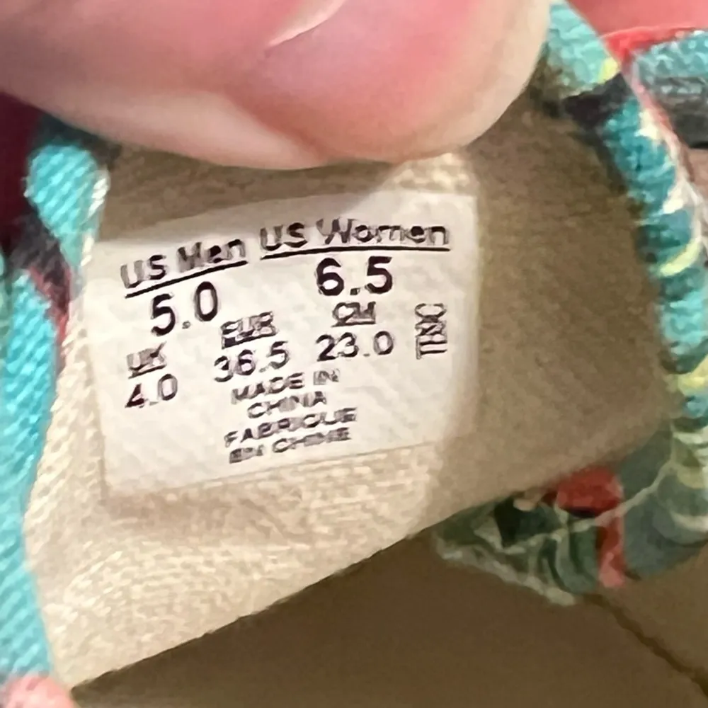 Vans Flamingo Print Sneakers Skateboard Shoes 6.5 woman’s/5 men’s Zoo Tropical - Image 2