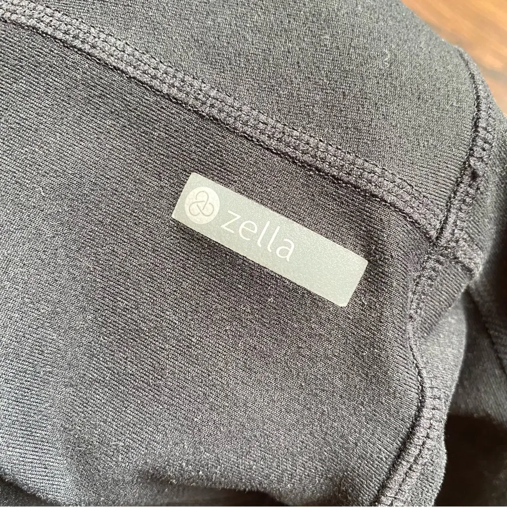 4/$20 Zella Crop Leggings Sheer Back Bottoms - Image 4