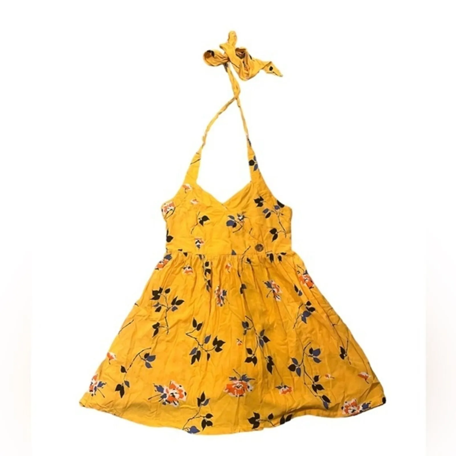 Urban Outfitters Pippa Halter Mini Floral Dress‎ Size Small Petite - Image 7