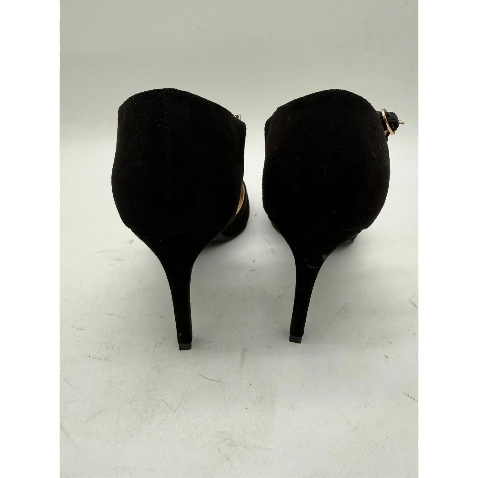 Unisa Yadira Point Toe d'Orsay Black Faux Suede Maryjane Pumps Women's 8 - Image 8