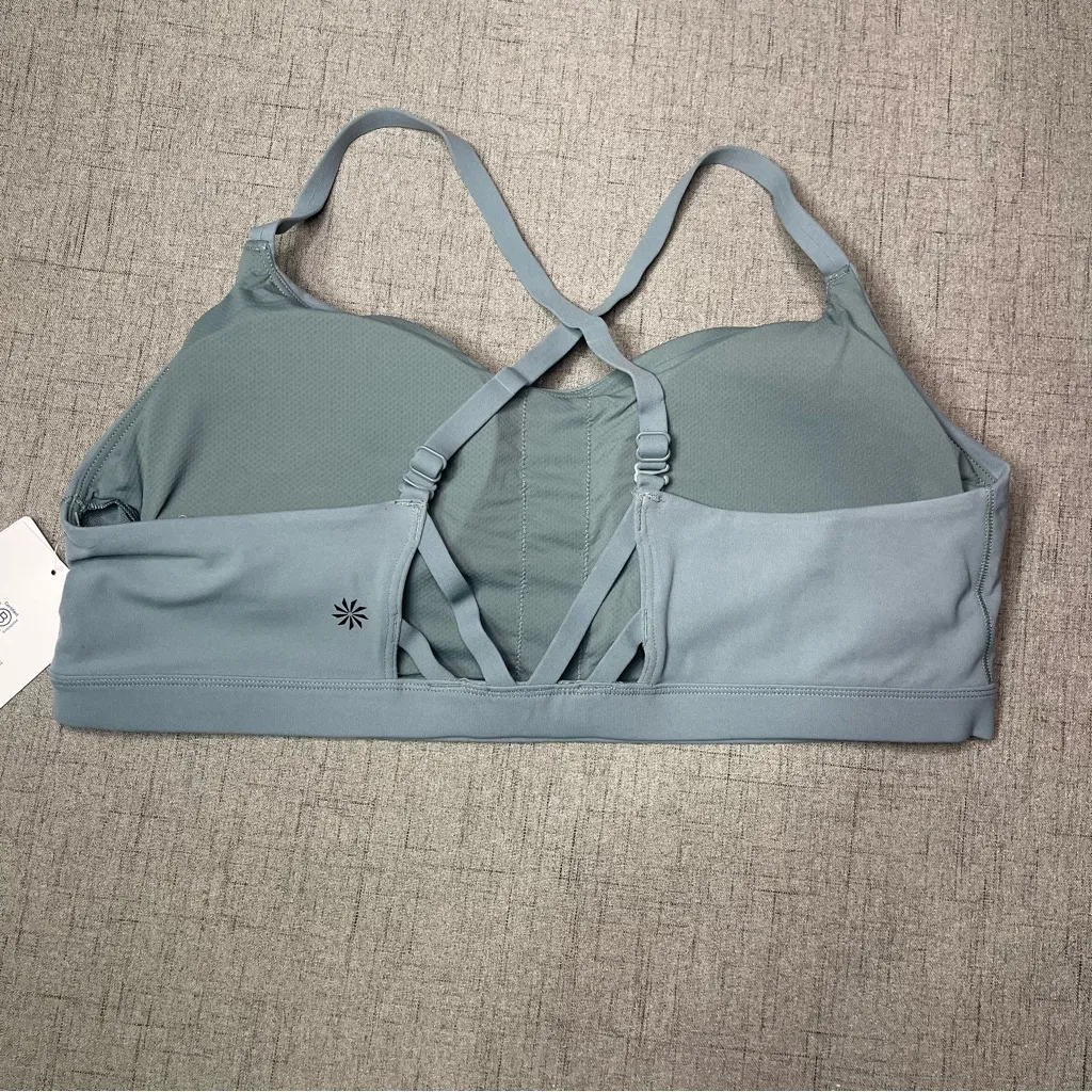 Athleta Elation Sports Bra Strappy Back Light Impact XL 1X Nwt - Image 6