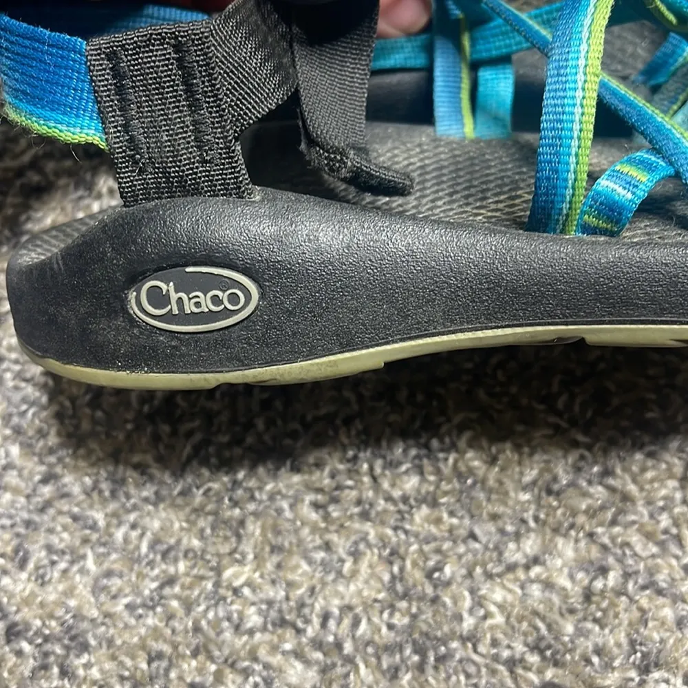 Chaco blue green sandal women’s 6 - Image 4