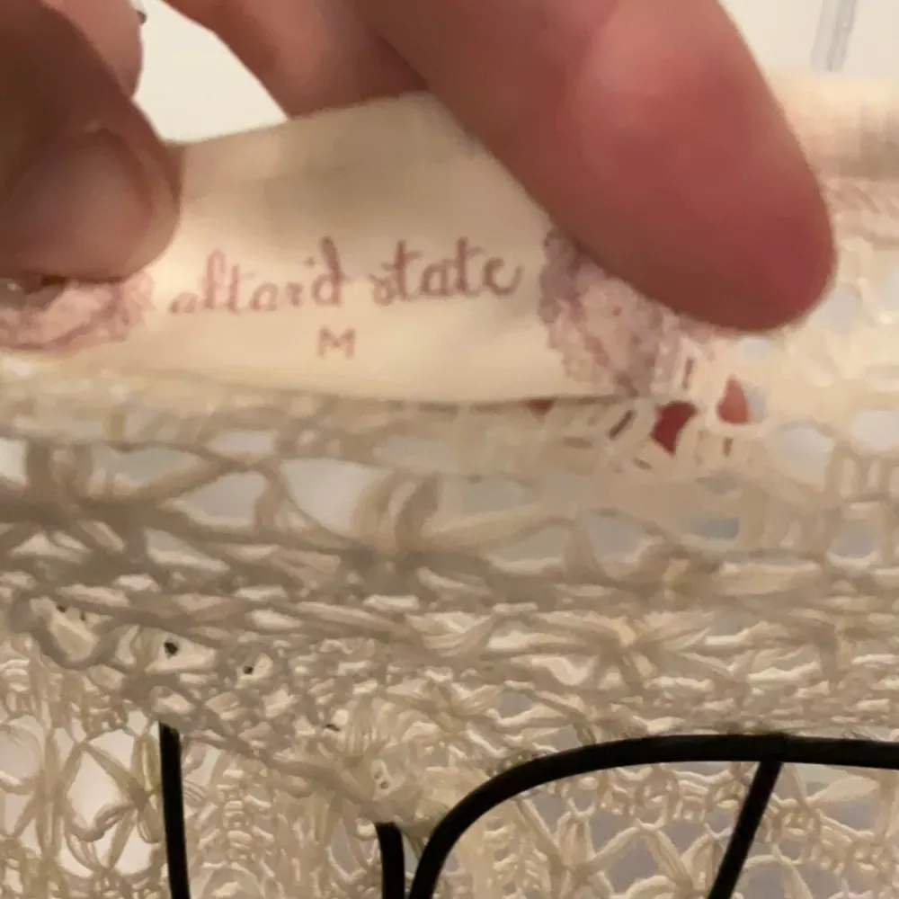 ‼️‼️‼️BOGOHO‼️‼️‼️Alter’d State Cream Crochet Tank Top - Image 6