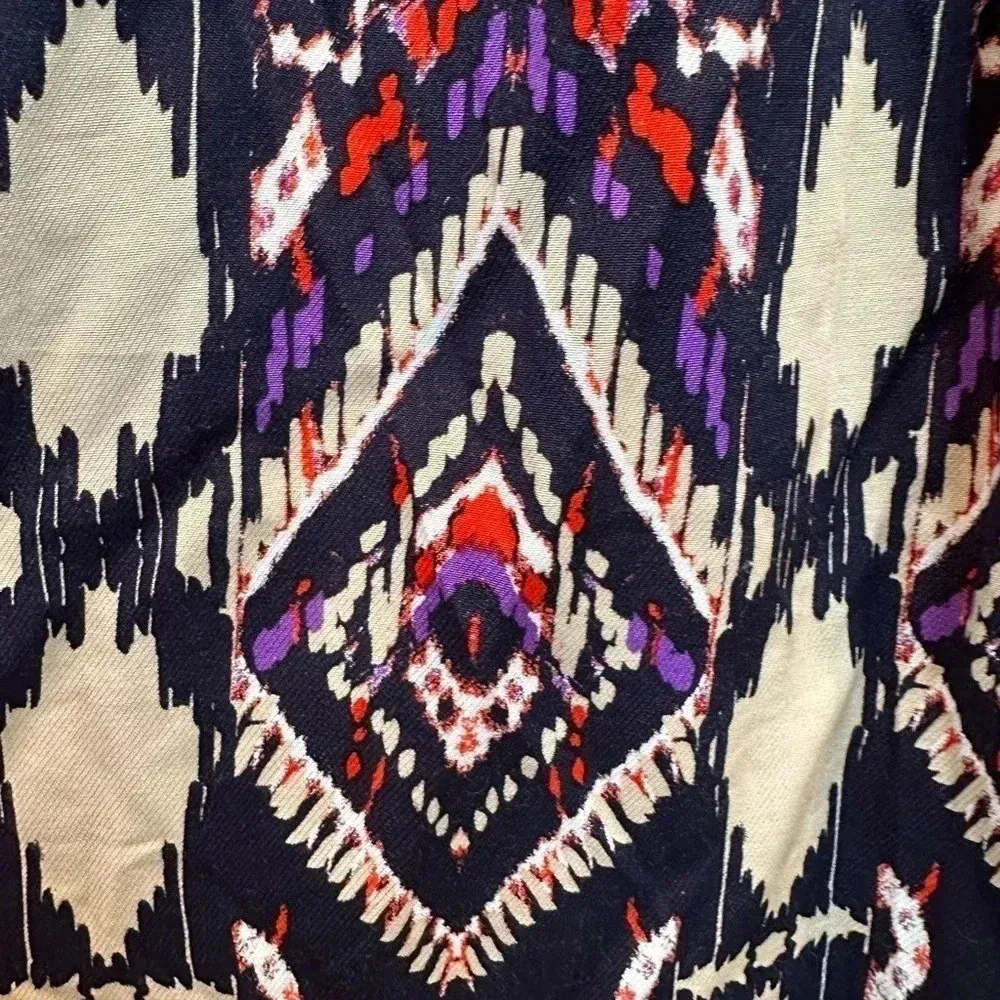 Anthropologie Holding Horses Mira Ikat Bohemian Aztec Southwestern Dress Size 4 - Image 9