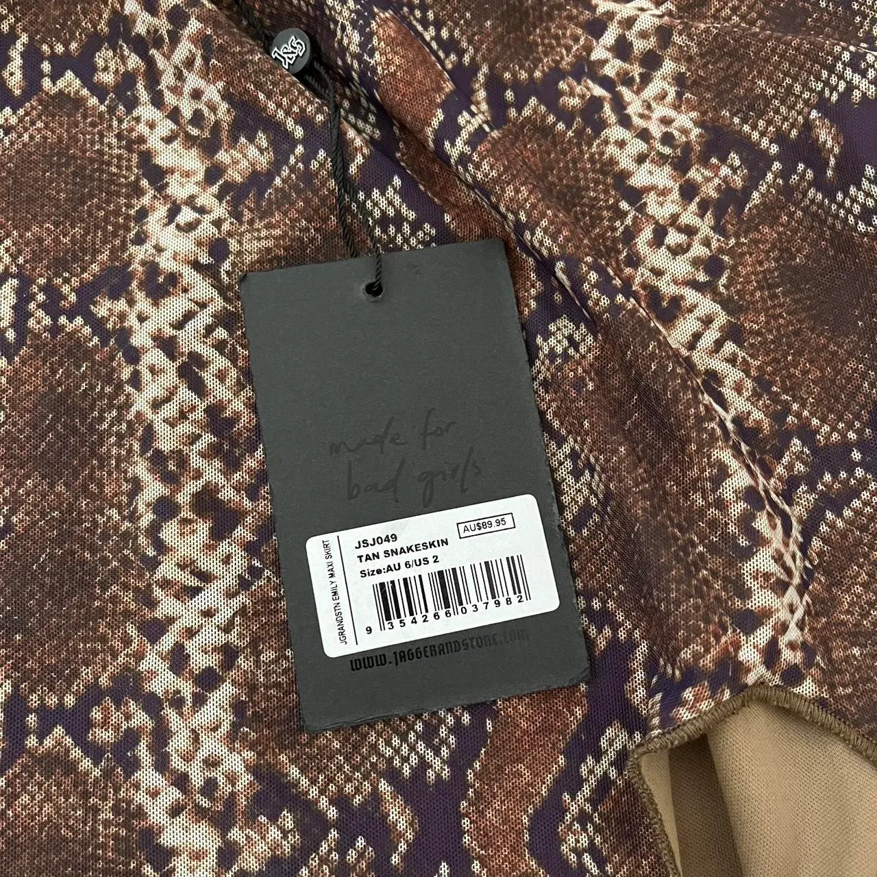 Jagger And Stone Snake Print Skirt And Top Matching Set - Image 2