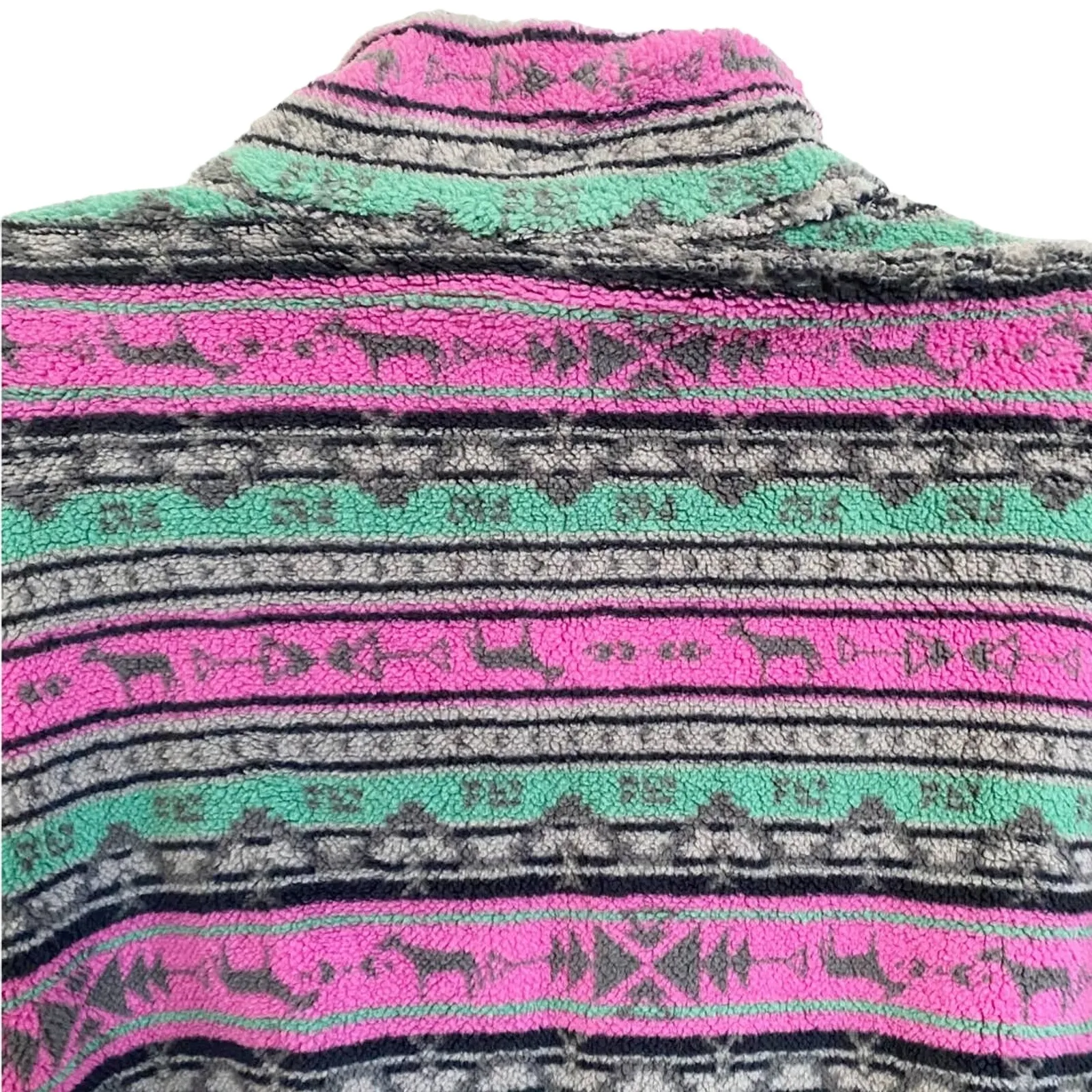 NEW! Cider Fleece‎ Stand Collar Aztec Print Multicolor Jacket NWT - XL - Image 12