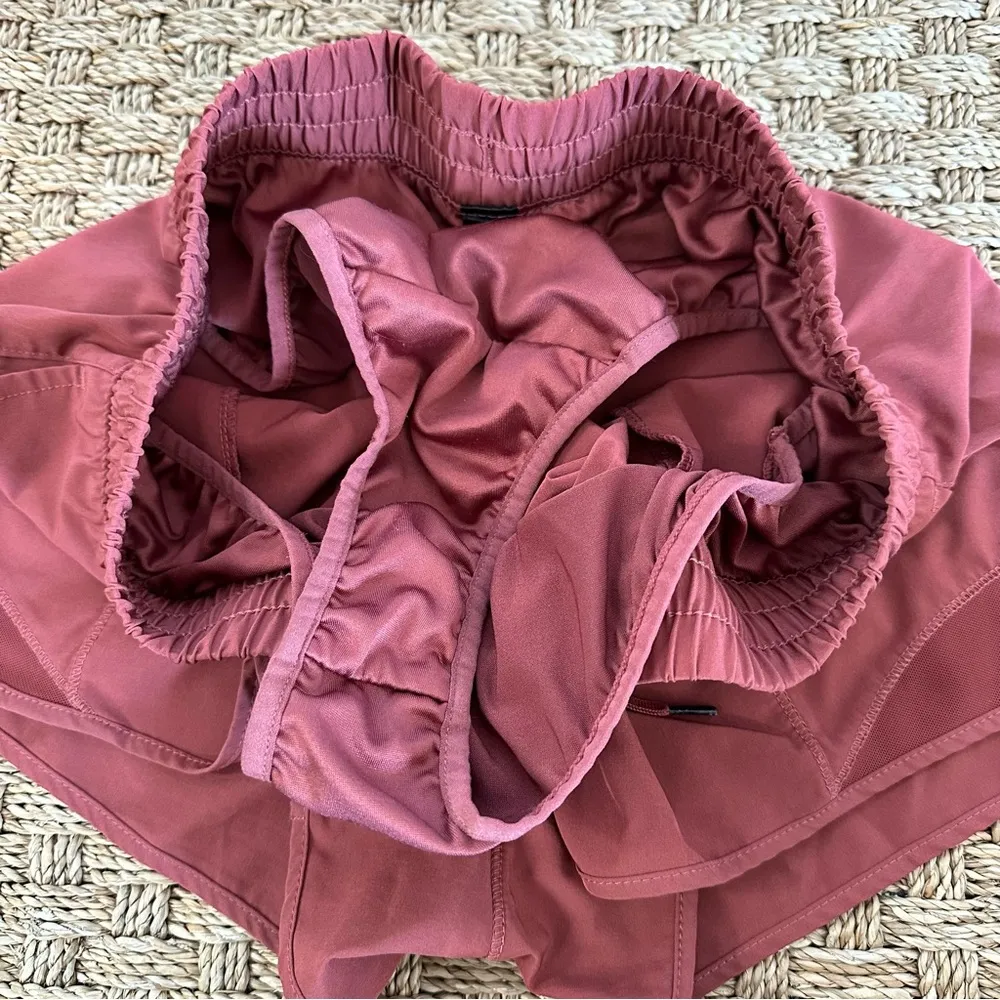 90 degree by reflex Running Shorts Small Rust Orange Red Athletic Gym - Image 6