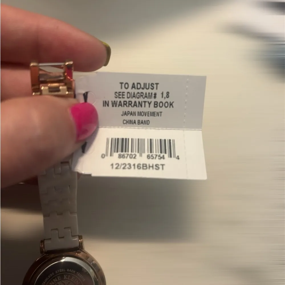 Anne Klein New York 12/2316 Ceramic Bracelet Rose Gold Watch - Image 4