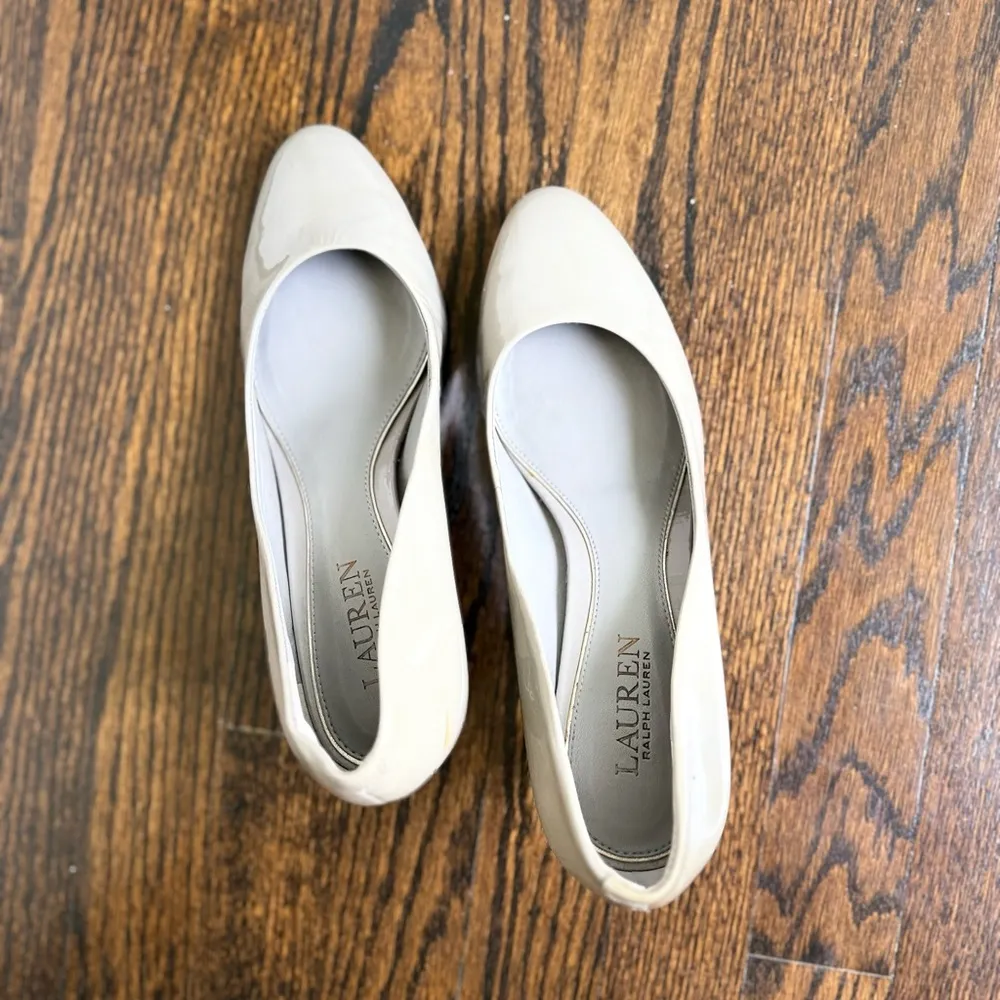 Lauren Ralph Lauren Taupe Heeled Shoes Size 8.5 - Image 5