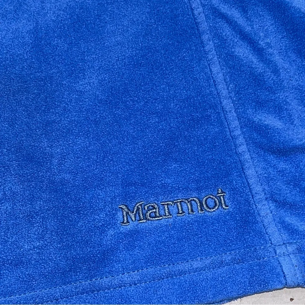 Marmot Women’s Blue Fleece 1/2 Zip Pullover size Small - Image 2