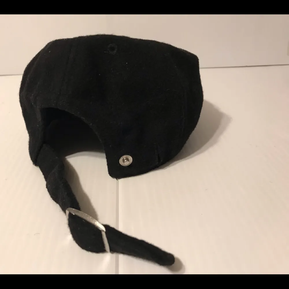 PINK Victoria’s Secret wool cap black adult size one size - Image 6