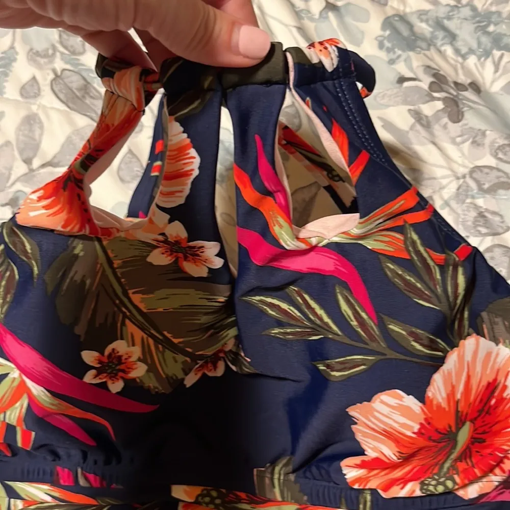 New Kona Sol Women's Keyhole Braided Strap One Piece Swimsuit Sie 14W - Image 4