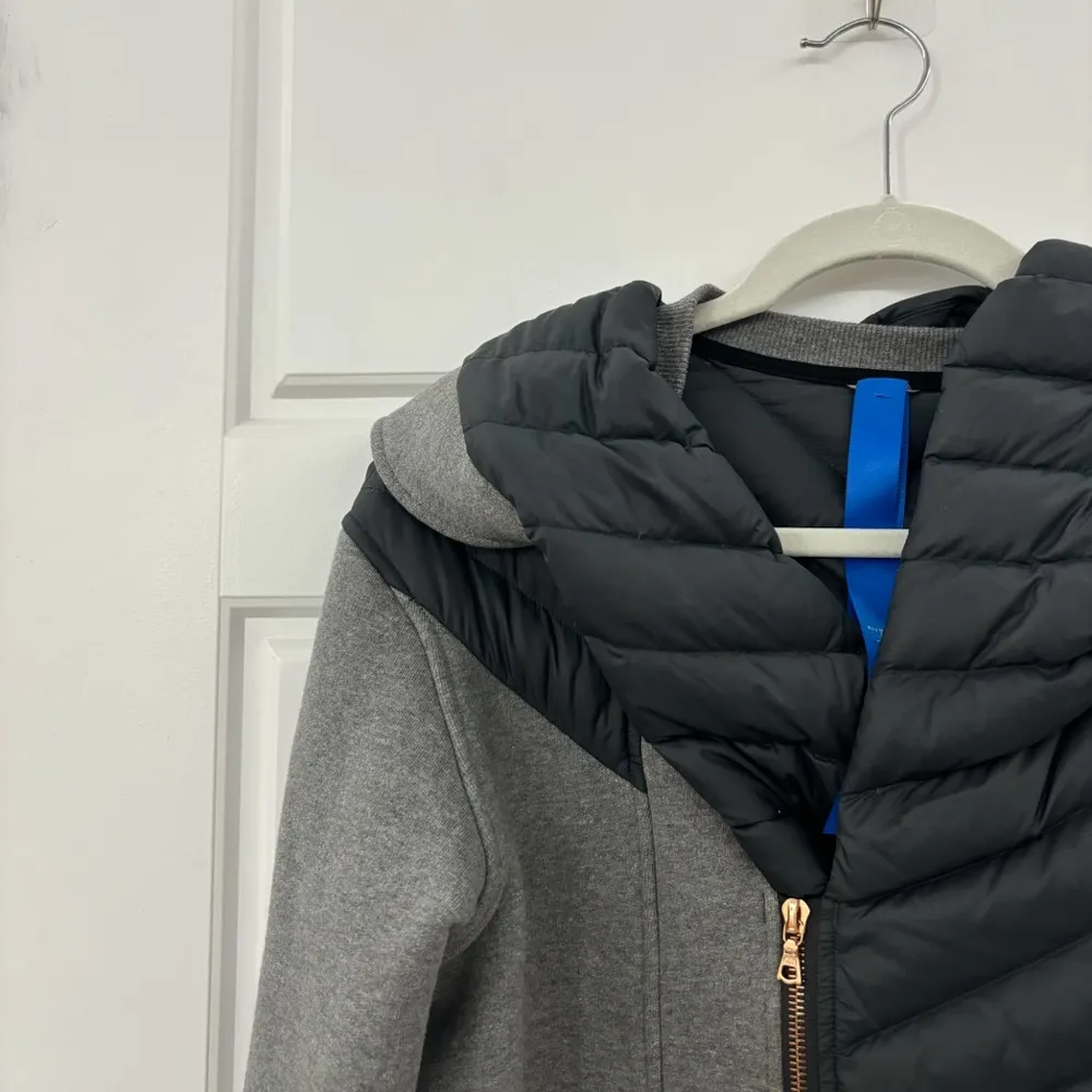 Kit and Ace Liberty Fleece Down Jacket Gray Size 4 - Image 6