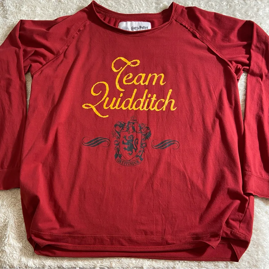 Wizarding World Harry Potter Gryffindor Team Quidditch Lightweight T - Image 8