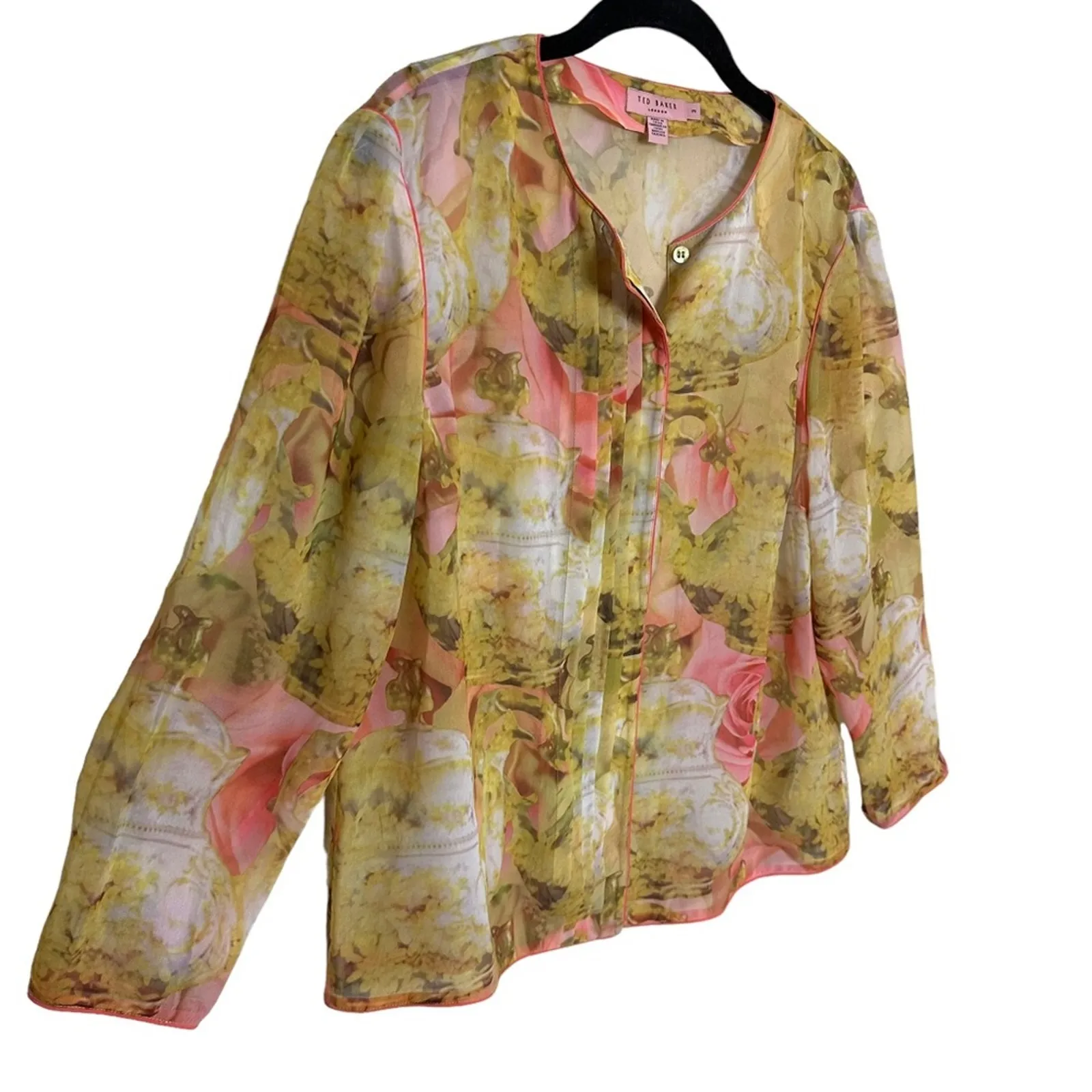 Ted Baker  Sheer Floral Blouse - Image 3