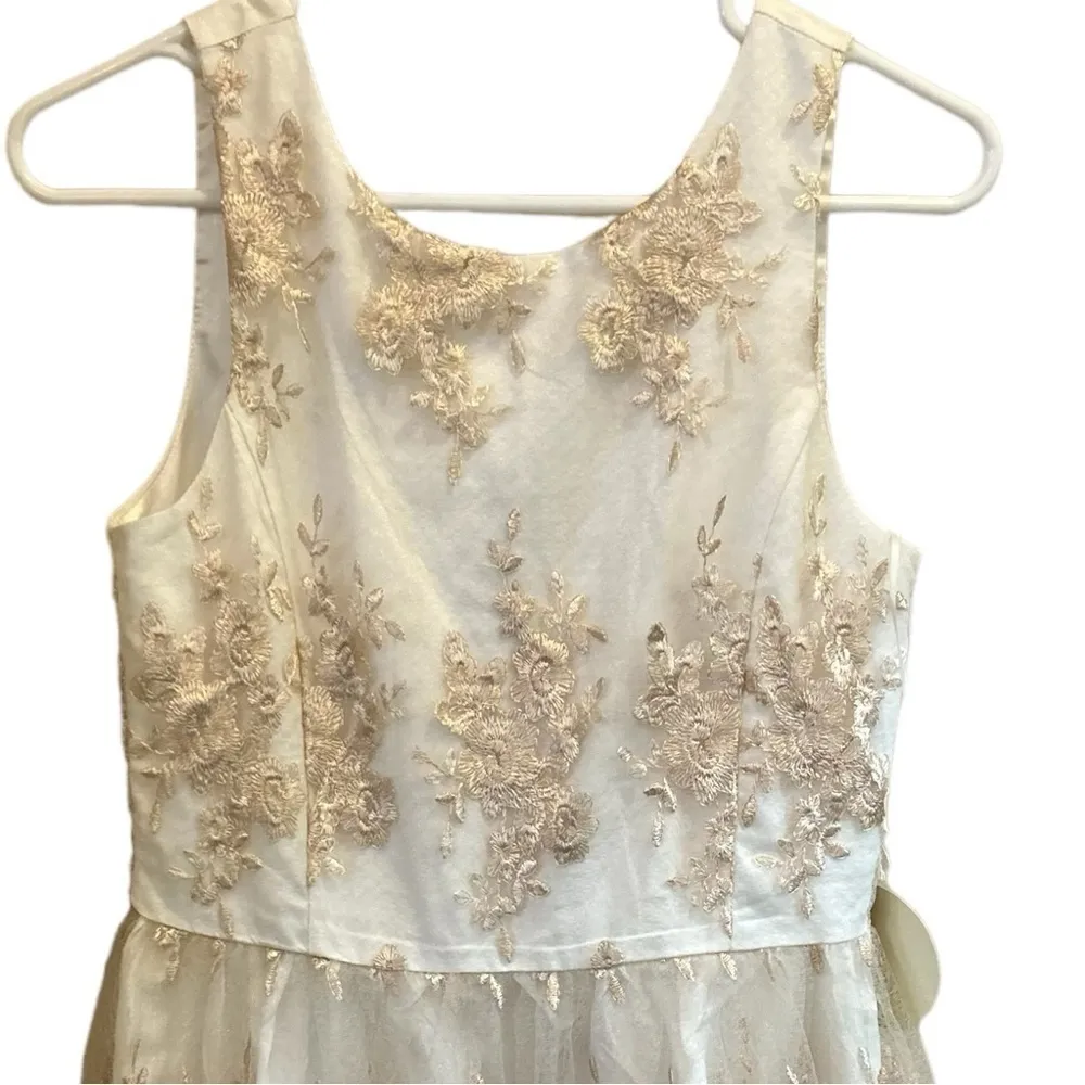 Althea New‎ Gold and cream dress size 8 - Image 6