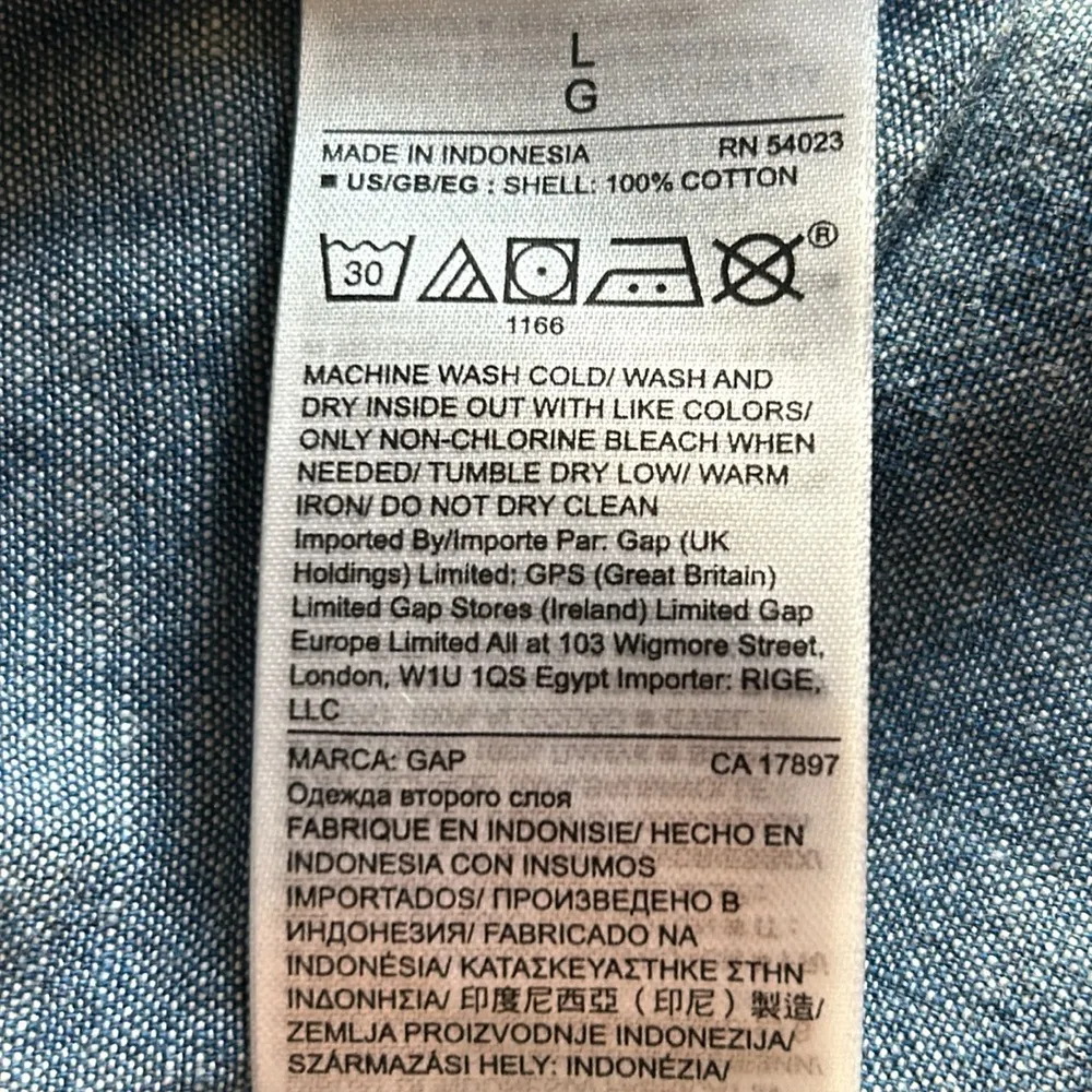 Gap Women’s Lightweight Chambray Utility Style Joggers Lounge Everyday Wear Pant - Image 8