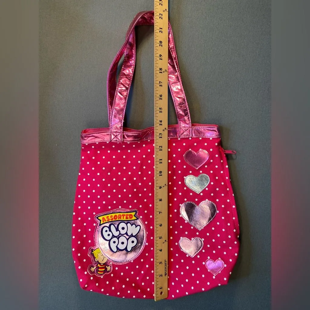 Loungefly Vintage Bag, Blow Pops,‎ Pink Metalic, tote bag - Image 5