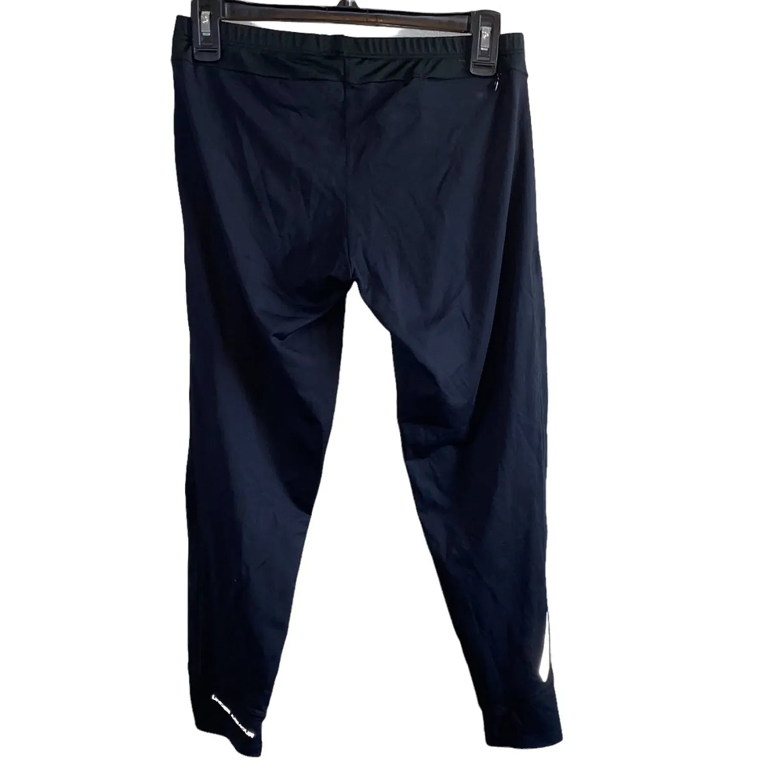 Under Armour Black Athletic Leggings Performance Activewear Large - Image 2