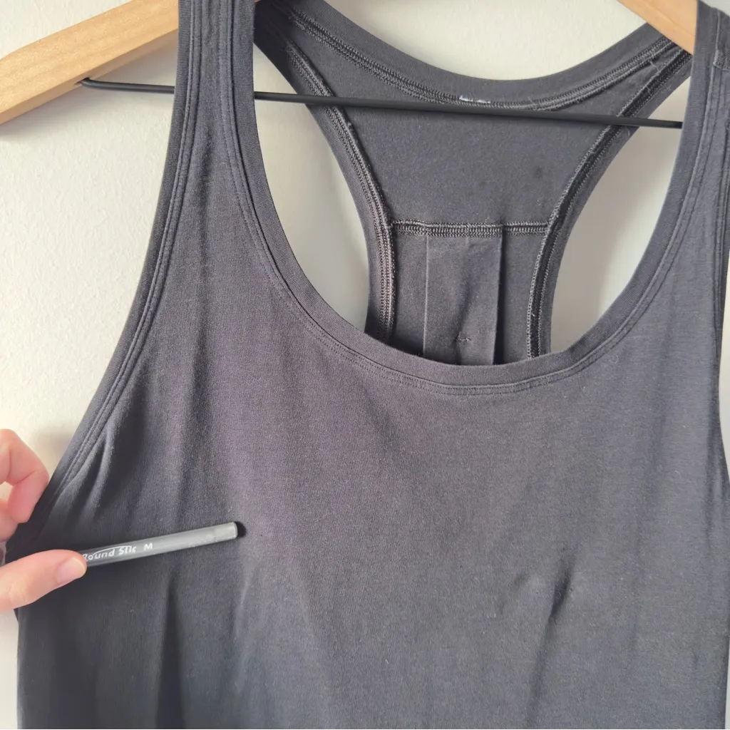 Lululemon Love Tank *Pleated in Black (First Release) Sleeveless Top Pima Cotton - Image 9