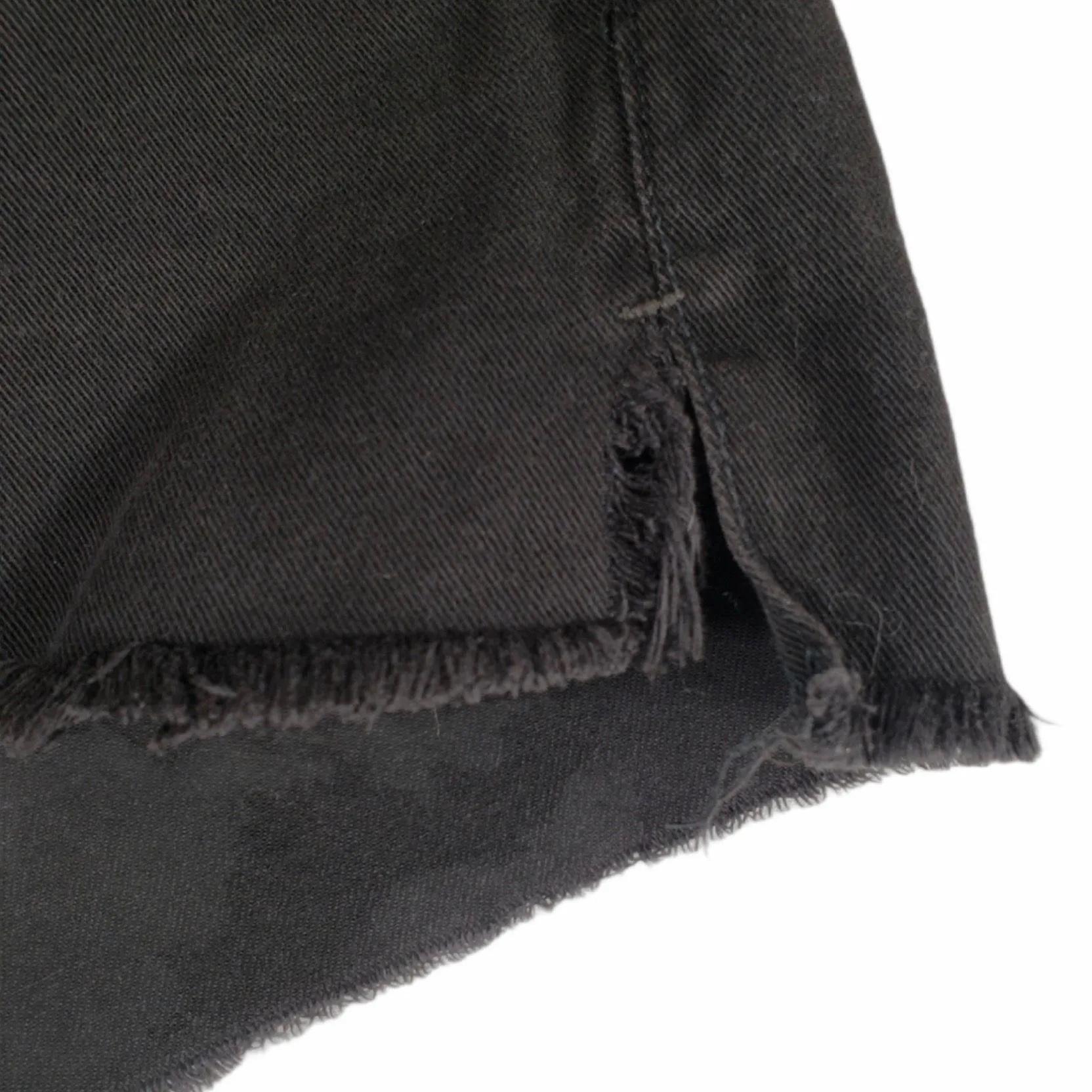 Shark Bite Distressed Denim Shorts 30 - Image 8