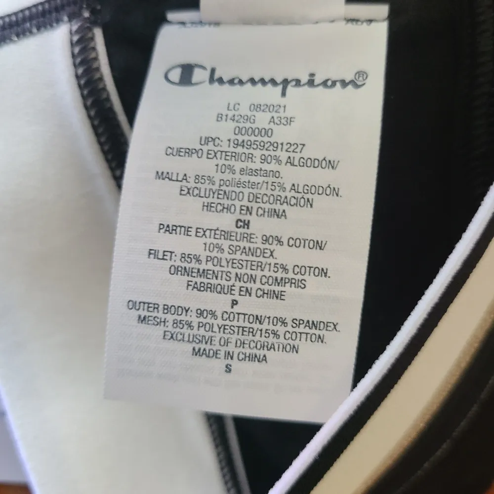 Champion Black Sports Bra Size Small - Image 6