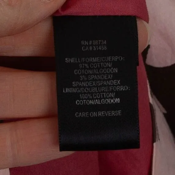 BCBG Paris Floral Pleated Babydoll Dress Womens Size 6 Brown Pink Boho‎ Festival - Image 6