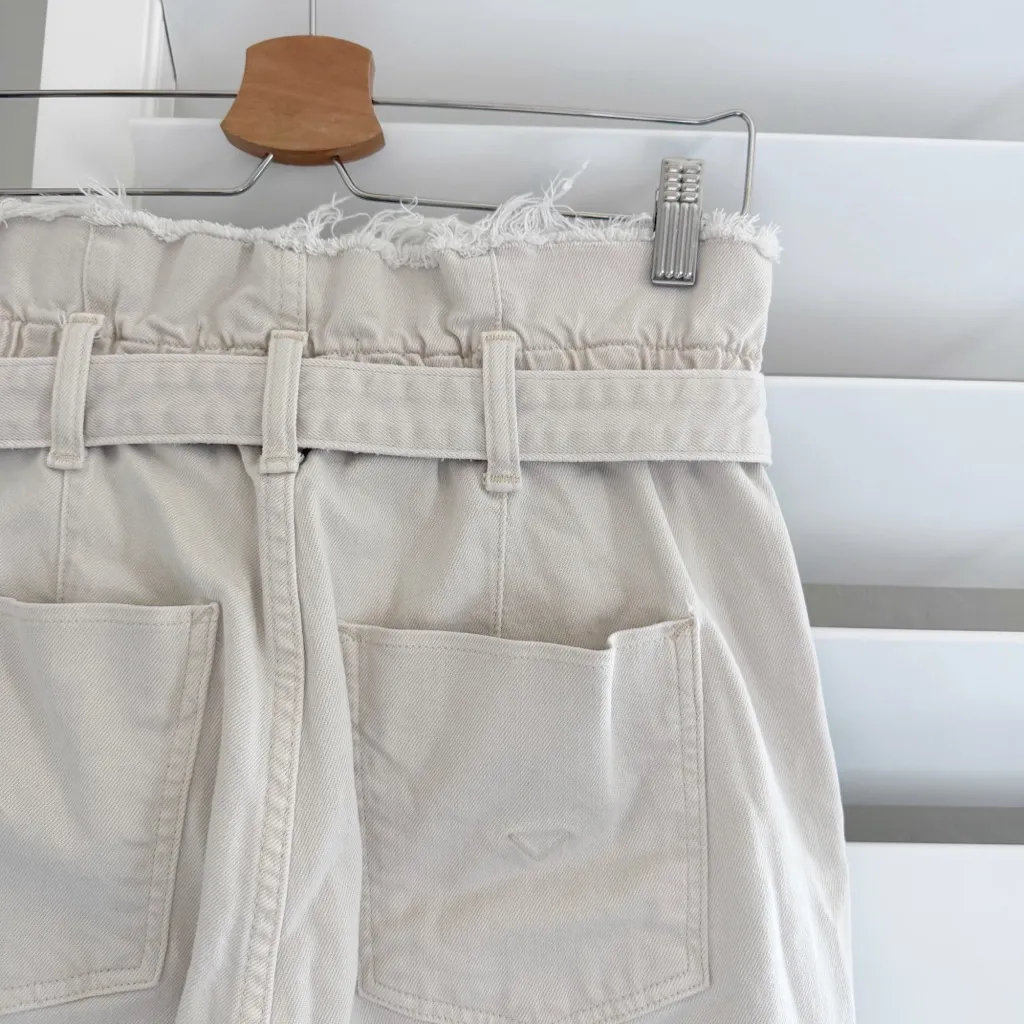 Hudson Jeans Remi Paperbag-Waist Ankle Pants in Brazilian Sand Size 28 - Image 10