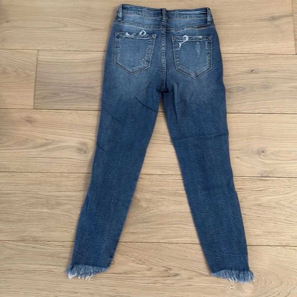 KanCan VICI cropped skinny jeans Blue Size 25 - Image 6