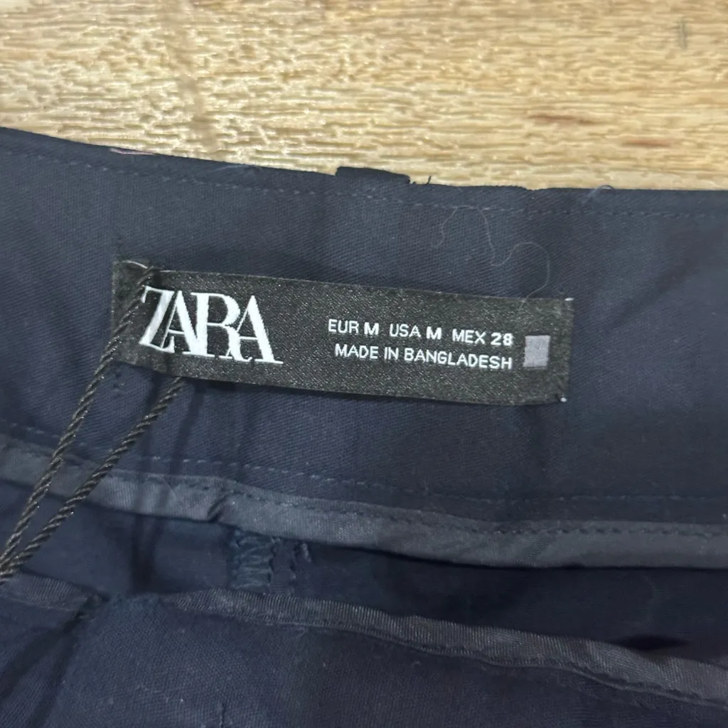 NWT Zara Navy Blue Shorts - Image 4