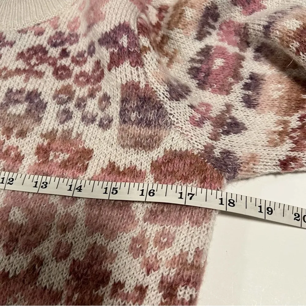 LoveShackFancy Sz S Wool Alpaca Kirsten Pullover Sweater Crew Neck Womens - Image 10