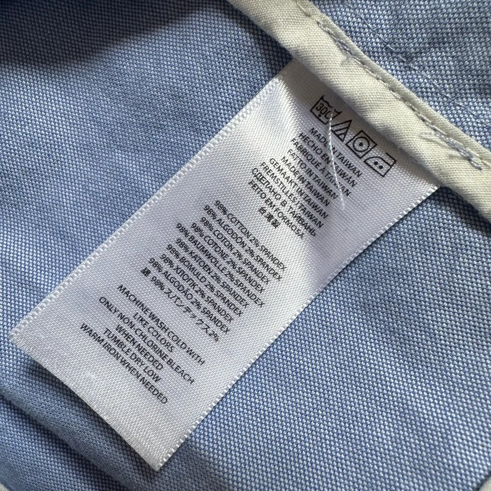 Michael Kors Light Blue Button Front Blazer Light Cotton Size 6 - Image 7