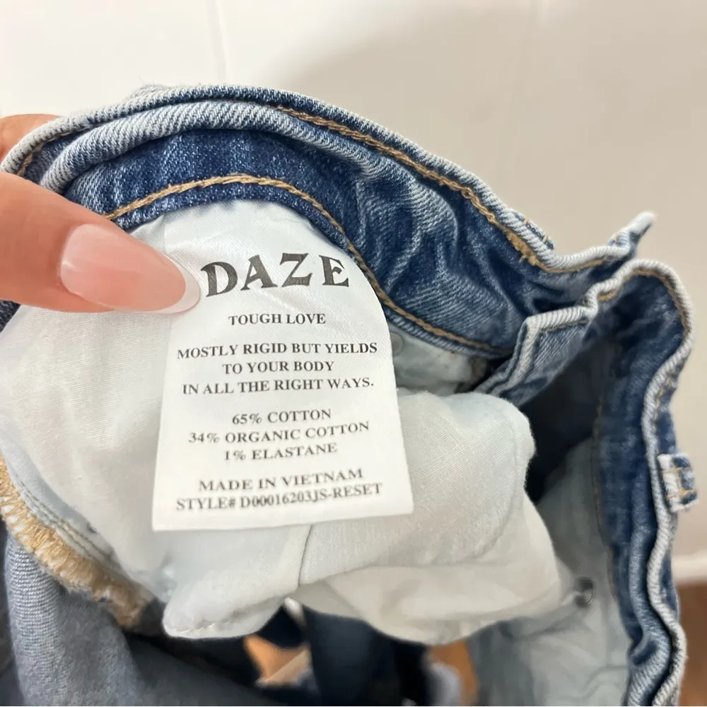 Daze Sundaze Jean Distressed Jeans Size 27 Blue - Image 4