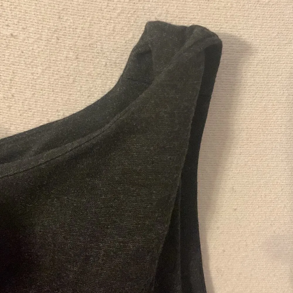 MM Lafleur womens 10 medium gray knee length dress business casual twist shoulde - Image 7