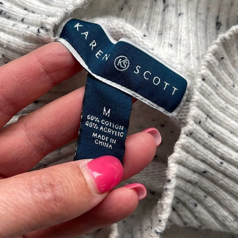 Apt. 9/Karen‎ Scott/Stamp 10 Sweater Bundle. Women’s Size Medium Red - Image 3