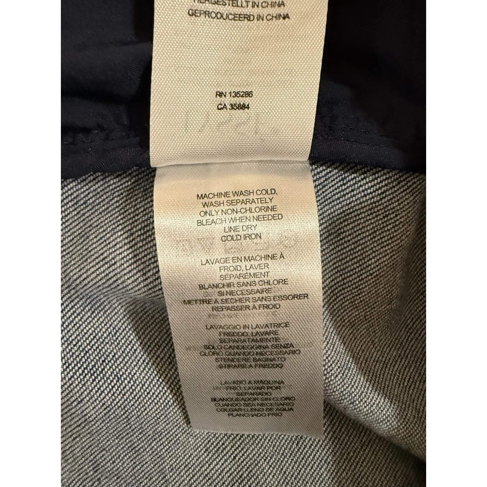 Lysse Jeanne Cropped Blue Denim Jacket Size XS Boho Classic Edgy Scandi Girl - Image 11