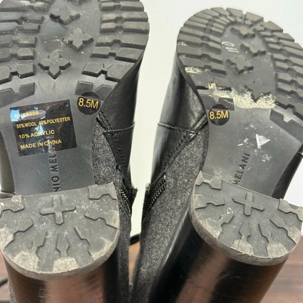 ANTONIO MELANI Grayciee Lace Up Heeled Boot Size 8.5 - Image 9