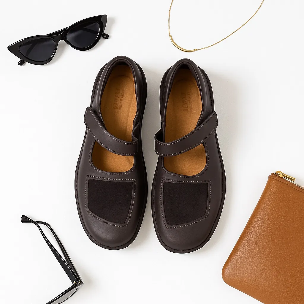 Naot Kirei Mary Jane Comfort Shoes Black Leather Suede Combo EU 42 US 11 Fall 25 - Image 2