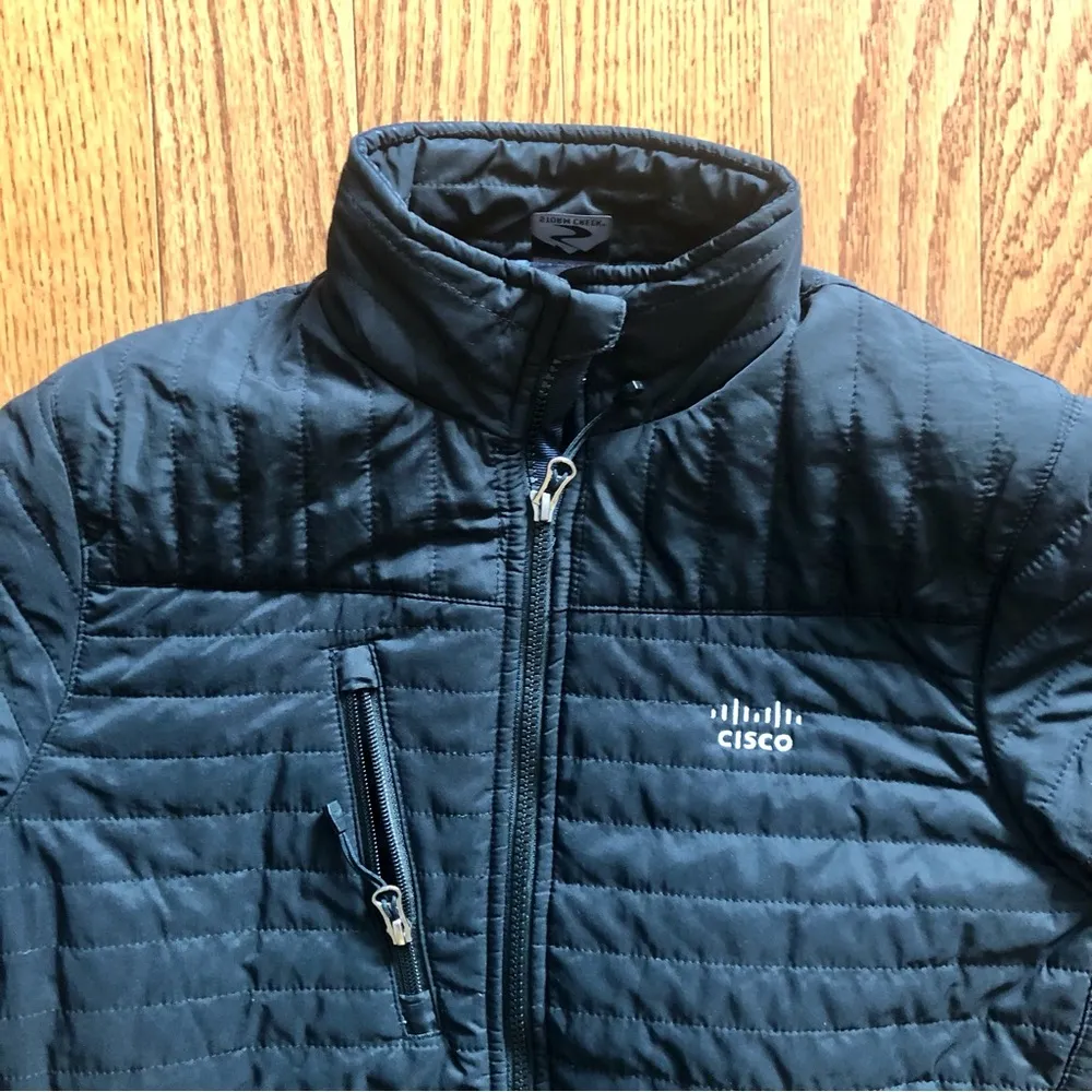 Storm Creek Front Runner Quilted Insulated Pockets Black Jacket Women's Size L Size M - Image 9