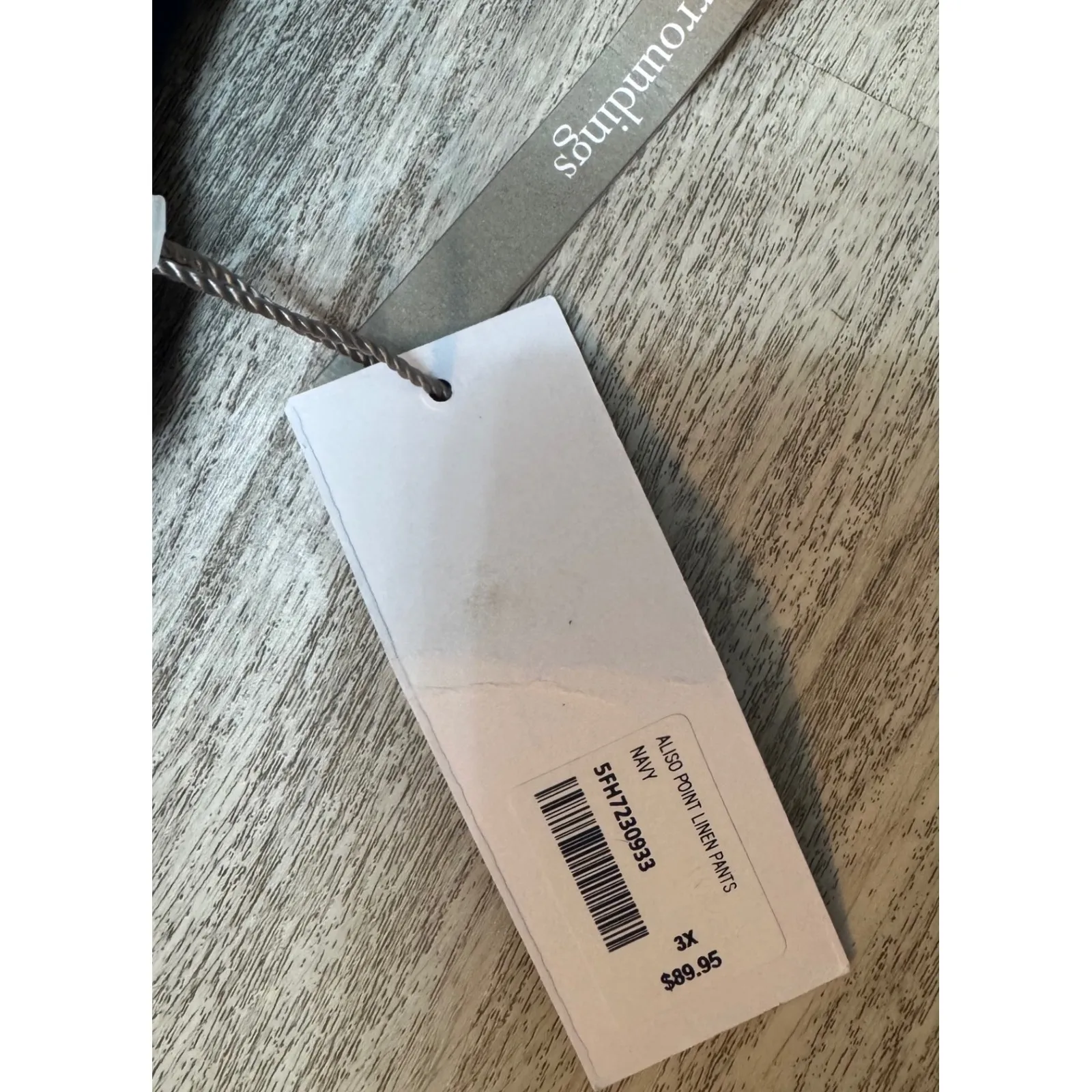 Soft‎ Surroundings Aliso Point Linen Pants Wide Leg Elastic Waist Navy Blue 3X - Image 5