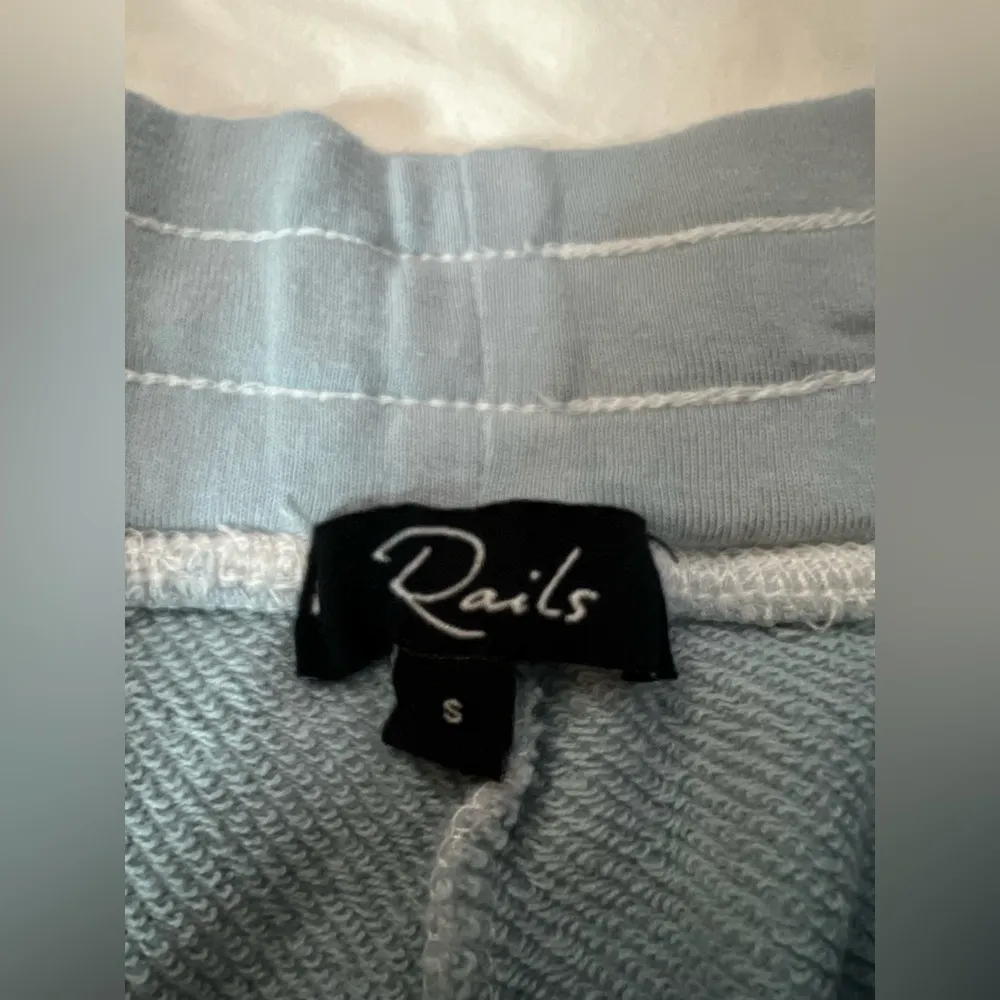 Rails Oakland Sweatpants in Ocean Tie Dye Blue White Ombre Small - Image 8