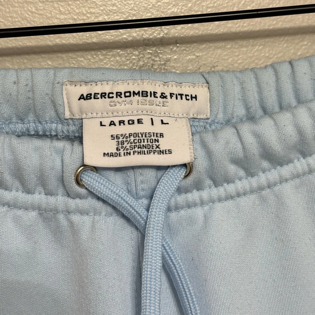 Vintage Y2K Abercrombie & Fitch Gym Issue Low Rise Flare Sweats - Size L - Image 3